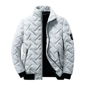 Encuentra una chaqueta de moda de lujo similar para hombre 2025/26 con cuello alto, corte ajustado, de algodón, para otoño/invierno, talla grande - Product Image 3