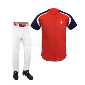 Conjunto de uniforme de béisbol personalizado de alta calidad directo de fábrica, ropa deportiva transpirable con el último diseño impreso - Product Image 2