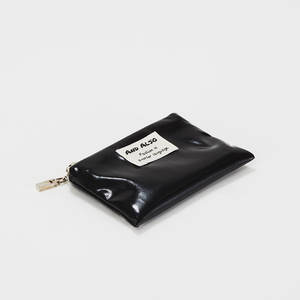 [And Also] Modern Enamel <b>Card</b> Wallet Fashionable Glossy PU Leather Compact <b>Slim</b> Design Easy Travel <b>Card</b> <b>Holder</b> Organizer - Product Image 3