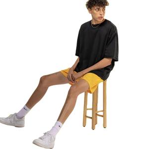 กางเกงขาสั้นตาข่ายสำหรับเล่นกีฬาของผู้ชาย2025ผ้าโพลีเอสเตอร์หนาผ้าฝ้าย100% ออกแบบโลโก้ได้ตามต้องการ - Product Image 4