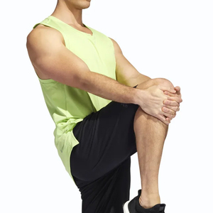 Camiseta sin mangas de verano de algodón personalizada para hombre, venta al por mayor, gimnasio, entrenamiento físico, músculo, sin mangas, estilo informal - Product Image 3