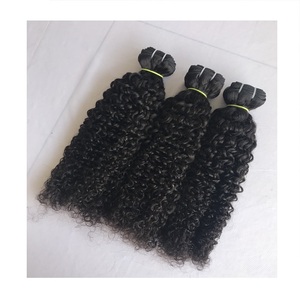 Exportación 100% calidad superior al por mayor virgen 20 "rizado cutícula alineada máquina doble trama extensiones de cabello Suppler - Product Image 2
