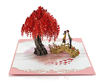 Tarjetas Románticas 3D Pop-up para el Día de San Valentín con Sobre, Hechas a Mano