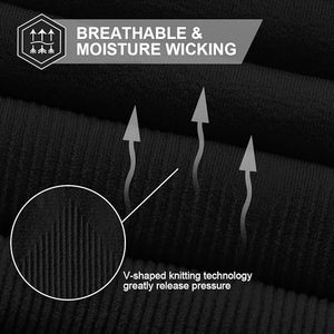 Manchons de bras en fibre de glace pour adultes, imprimés avec logo personnalisé, élastiques, respirants, protection solaire, pour activités sportives en extérieur - Product Image 3