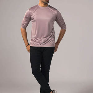 Camiseta de Manga Larga de Algodón 100% Pesado, Lisa, para Hombre, de Alta Calidad, 2026, para Bordado, Impresión, Diseño Personalizado con Logotipo, Unisex - Product Image 4