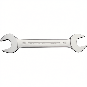 GEDORE Chrome-Plated 6 13 X 15 mm Double <b>Open</b>-<b>End</b> Wrench 188 mm Length Shop Tool - Product Image 3