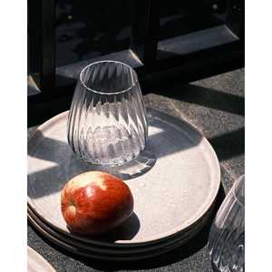 Cristalería acanalada Vasos para beber elegantes y modernos para ocasiones diarias y especiales - Product Image 3