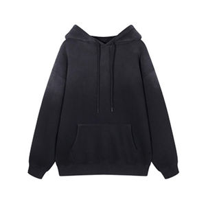 Venta al por mayor 100% algodón 500 GSM Sudadera con capucha lavado ácido fabricante desgastado 2025 sudaderas con capucha de rizo francés de gran tamaño para hombres vintage - Product Image 1