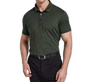 Polo confortable pour hommes polo de golf à manches courtes imprimé personnalisé avec logo brodé design personnalisé - Product Image 2