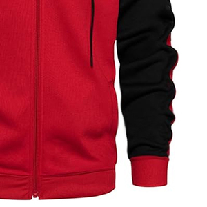 En estilo de cremallera Cómodas sudaderas con capucha de manga larga de moda 300 gramos 100% sudaderas con capucha y sudaderas de algodón para hombres - Product Image 6