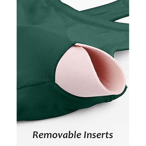 Camisetas sin mangas de entrenamiento para mujer con sujetador incorporado, camisetas sin mangas para gimnasio, camisetas de yoga atléticas sin costuras, ropa para mujer - Product Image 6