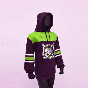 Custom Ice Hockey Hoodies Men Thick Fleece Sweatshirts <b>Personalised</b> Name & Number Warm Winter Hoodie - Product Image 1