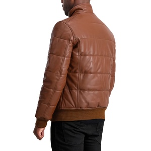 เสื้อแจ็คเก็ตเบสบอลผู้ชาย ODM สกรีนโลโก้ได้ตามสั่ง แบบลำลอง คอตั้ง ติดกระดุมแถวเดียว สำหรับฤดูใบไม้ร่วง - Product Image 4