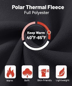 Chaqueta de Forro Polar Ligera para Mujer, Transpirable, de Manga Larga, Cálida y Suave, Rellena de Algodón, para Invierno, Talla Grande - Product Image 4