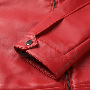 แจ็คเก็ตหนังวัวแท้สำหรับผู้ชาย ออกแบบเองได้ พร้อมโลโก้ด้านหน้า คุณภาพสูง แห้งเร็ว ระบายอากาศดี ขายดีที่สุด - Product Image 6