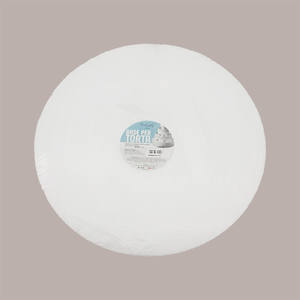 Base de gâteau d'anniversaire réutilisable en polystyrène blanc, diamètre 40 cm et hauteur 7,5 cm, lot de 3 pièces - Product Image 4