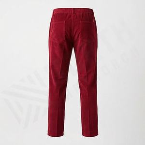 Pantalones de Pana de Color Personalizado Suaves, Corte Holgado Versátil, Combinación Perfecta, Estilo Informal, Aspecto Completo con Chaqueta, Duraderos y Cómodos - Product Image 2