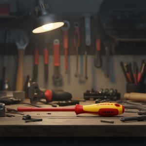 Knipex VDE Burnished Nut Driver with <b>Screwdriver</b> Handle - Product Image 3