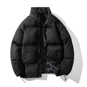 <b>Men's</b> <b>Jackets</b> 2025 Custom Micro Fabric <b>Suede</b> Fabric Quilt Puffer <b>Jacket</b> <b>Men's</b> Fashion Plus Heavy Down <b>Jacket</b> For <b>Men</b> - Product Image 4