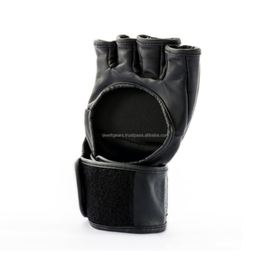 Private Label <b>Custom</b> <b>MMA</b> <b>Gloves</b> Leather Breathable Non-Slip Lightweight Boxing <b>Gloves</b> Premium Training Gear Adjustable Wrist - Product Image 3