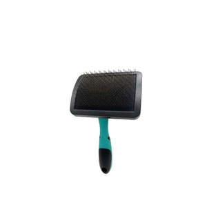 Herramienta de aseo para mascotas Premium más vendida, cepillo de pelo con pasador de acero inoxidable para gatos y perros, cepillo rebanador de limpieza de piel ABS TPR hecho PP - Product Image 1