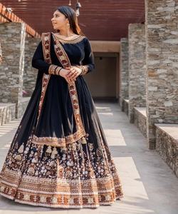DESIGNER DOLA SILK FOIL PRINT TRABAJO LEHENGA CHOLI CON DUPATTA PARTY WEAR PRECIO AL POR MAYOR ROPA ÉTNICA WEDDING WEAR LOW RANGE - Product Image 6