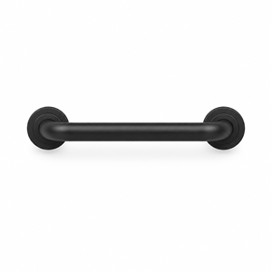 Barre d'appui noire mate de 16 pouces pour toilettes, poignée de sécurité compacte en acier inoxydable pour salle de bain et porte étroites - Product Image 2