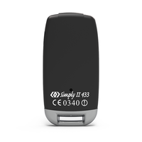 Simply II 3B KING GATES Control remoto de garaje compatible 433MHz Código fijo Material plástico Código rodante