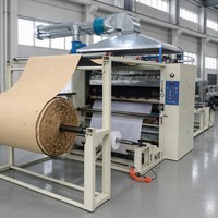 Machine de laminage de mousse ignifuge certifiée CE, 45 m/min, pour le collage de matériaux de chaussures et de tissus