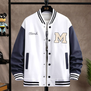 Chaqueta Versity informal de otoño e invierno de alta calidad para ropa deportiva de gran tamaño para hombre - Product Image 3