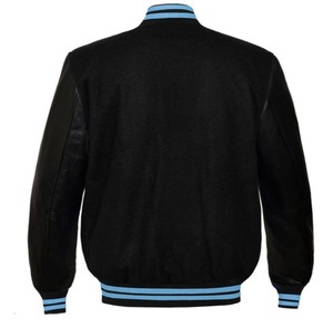 Veste universitaire en molleton personnalisé de haute qualité pour hommes Denim décontracté avec fermeture à glissière pour l'hiver Fabriqué au Pakistan - Product Image 4