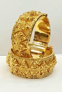 New Arrival Women's 24KT <b>Gold</b> Plated Brass-made Fine <b>Bracelets</b> 2GRM Bangles - Product Image 2