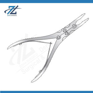 Leksell - Pinza de acción compuesta para huesos, manual, 240 mm de longitud, 3 mm de ancho, acero inoxidable quirúrgico, certificación CE, clase I, juego de instrumentos - Product Image 2