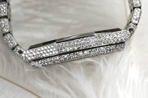 Montre-bracelet personnalisée certifiée VVS Moissanite à mouvement automatique avec diamant Hip Hop en acier inoxydable pour hommes à la mode - Product Image 5