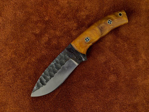 Couteau de chasse Skinner personnalisable fait à la main lame en acier à haute teneur en carbone avec poignée en résine qualité de bricolage industriel extérieur disponible. - Product Image 5