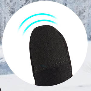 ถุงมือวิ่งเต็มนิ้วทำจากซิลิโคนหน้าจอสัมผัสกันน้ำสำหรับเล่นกีฬาออกกำลังกายสำหรับผู้ใหญ่ถุงมือวิ่งโพลีเอสเตอร์อุ่น - Product Image 4