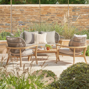 โซฟาสวนกลางแจ้งชุดเฟอร์นิเจอร์เลานจ์ไม้สักคุณภาพดีที่สุด - Els - Product Image 1