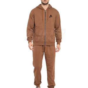 OEM Invierno Unisex XL Tamaño 100% Conjunto de chándal de algodón con Sudadera con capucha transpirable Venta caliente Logotipo personalizado a precio al por mayor - Product Image 1