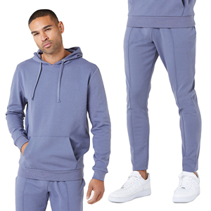 Unisex Hooded Printed Slim Fit <b>Tracksuit</b> Sweatsuit Jogging Sportswear Cotton Sets for Wholesale - Product Image 1