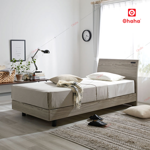 Cadre de lit en bois d'ingénierie contemporain avec option de base de rangement Design contemporain élégant idéal pour les chambres modernes GC068 - Product Image 1