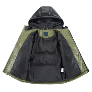 Custom New Logo Mens Work Wear Windproof Winter Quilted Padded Down <b>Puffer</b> <b>Jacket</b> - Product Image 2