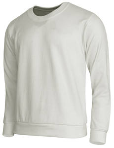 Ropa de hombre Cuello redondo Sudaderas atléticas en blanco Logotipo personalizado Algodón Poliéster Jersey Sudadera - Product Image 5