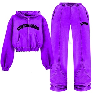 Gran oferta, chándal Unisex personalizado de alta calidad, sudadera con cremallera y cintura elástica, Joggers, moda Otoño/Invierno, trajes para correr - Product Image 5