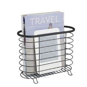 Porte-revues en métal fini laiton antique le meilleur porte-revues décoratif vintage moderne élégant classique - Product Image 5