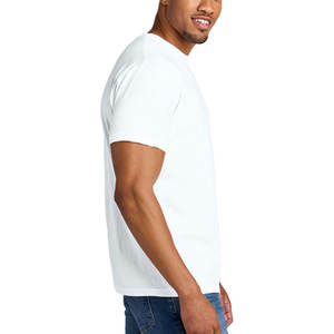 Camiseta de cuello pesado de algodón 100% de alta calidad de moda de verano para hombres suave cómodo logotipo personalizado sólido para el estilo del siguiente nivel - Product Image 5