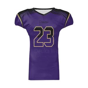 เสื้ออเมริกันฟุตบอลแบบสั่งทำพิเศษ พิมพ์ลายแบบซับลิเมชั่น ผลิตจากผ้าโพลีเอสเตอร์และสแปนเด็กซ์ พร้อมชื่อและหมายเลขตามสั่ง - Product Image 1