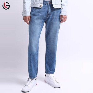 Best Quality Men's Gothic <b>Embroidered</b> Casual Woven <b>Jeans</b> Solid Color Mid-Waist Waterproof Breathable Washable Spring Outdoor Use - Product Image 1