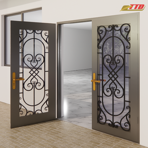 Portes et fenêtres en fer de qualité supérieure pour l'entrée principale fabriquées à la main par un fabricant de confiance du Vietnam avec 100% de matériaux locaux - Product Image 6