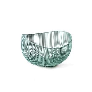 Panier à fruits décoratif en rotin de qualité supérieure, finition naturelle, avec poignées, pour le rangement des fruits et légumes, usage en cuisine - Product Image 3