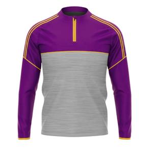 ซิปรูดซิปด้านบนปรับแต่งได้ GAA ซิปด้านบนครึ่ง1/4ฟุตบอลเกลิควัสดุโพลีเอสเตอร์100% น้ำหนักเบาออกแบบโลโก้ได้ตามต้องการ - Product Image 4